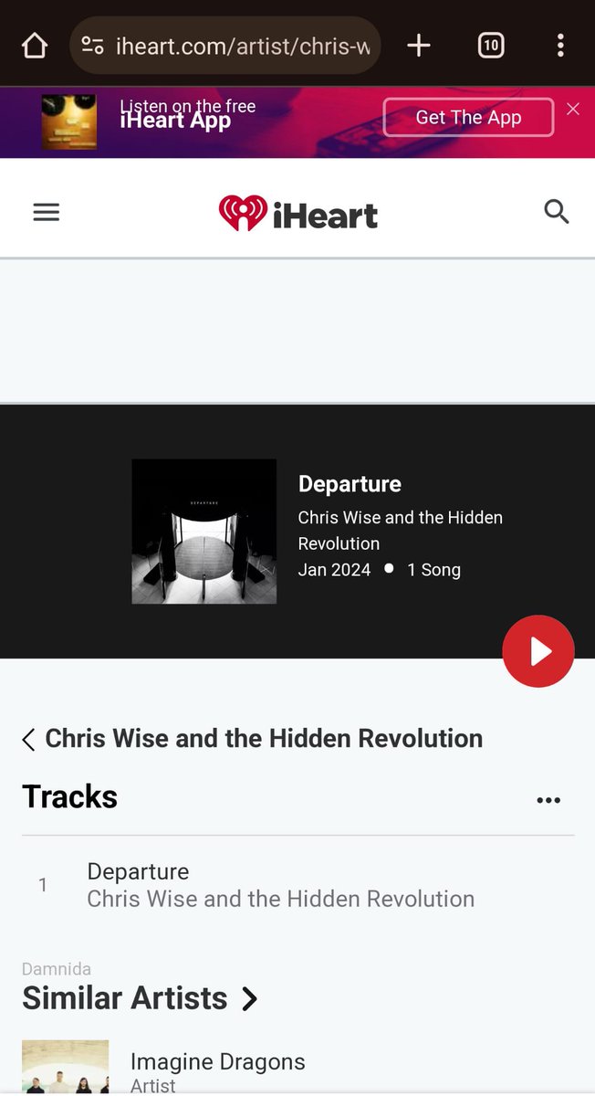 Hidden_Rev's tweet image. Kind thanks to @iHeartRadio for playing our latest single Departure in the U.S tinyurl.com/yztekt35