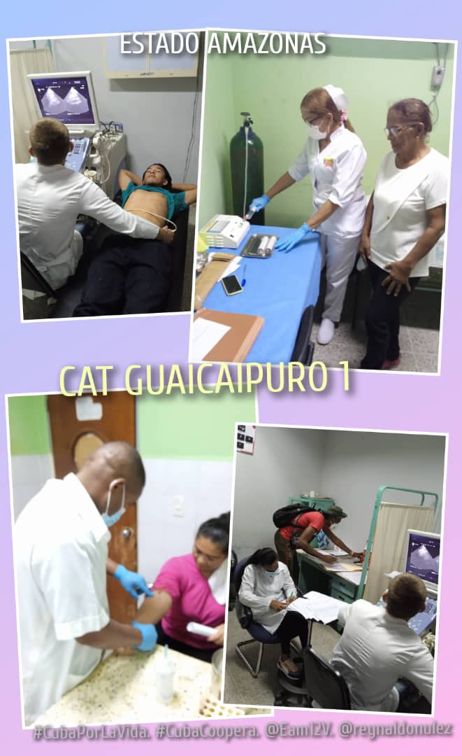 Labores diarias realizadas por nuestros colaboradores en el Cat Guaicaipuro 1  Estado Amazonas  #CubaporLaVida <a href="/CatGuaicaipuro1/">Cat Guaicaipuro1</a> <a href="/Cdi_gilberto/">CDI Gilberto Rodríguez</a> <a href="/MaylenSelles/">Maylen Garcia Selles</a> <a href="/yoandi1658348/">yoandi</a>