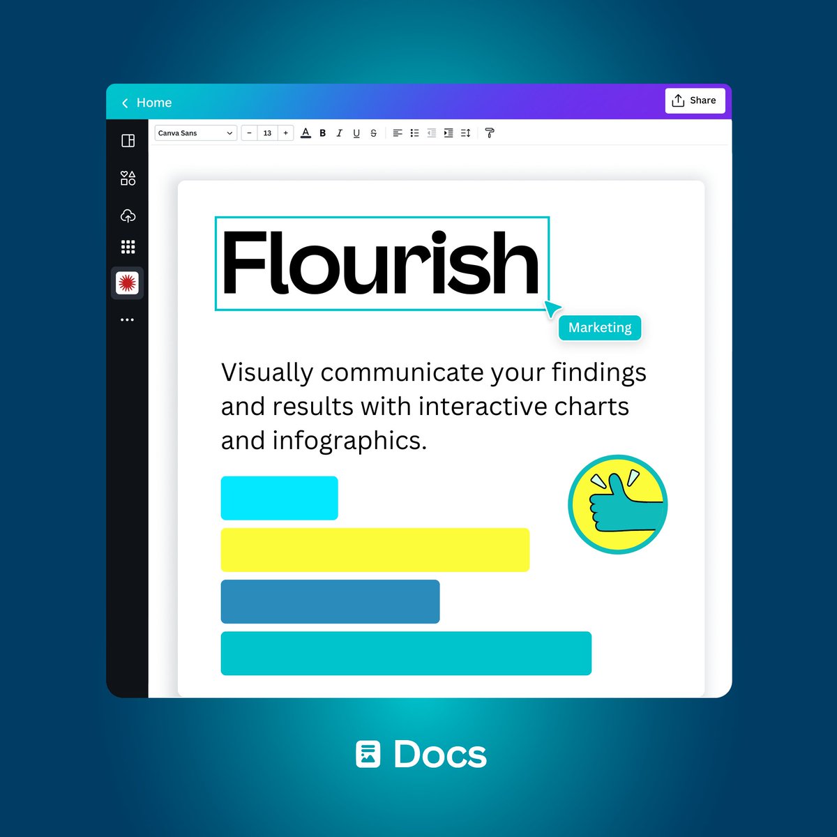 canva's tweet photo. With hundreds of document templates ready to use, get ready to weave in some of our most incredible features and take your documents to the next level. 
💡For more tips: https://t.co/uu7vLnH3ay https://t.co/BrwntvjwMl