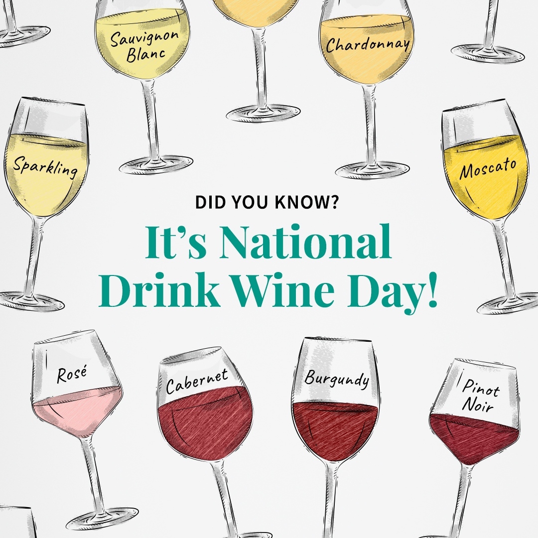 It’s #NationalDrinkWineDay! What wine are you celebrating with today? 🍷