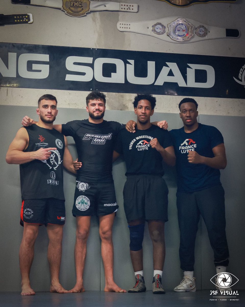 Fin de prépa pour mes débuts au <a href="/cwaitaly/">Cage Warriors Academy Italy</a> la semaine prochaine merci à tous mes partenaires du Boxing Squad Nice Maccabi en particulier <a href="/Orges_mma/">Orges_bajrami</a> qui s’est rendu disponible tout au long de la prépa et les 2 lutteurs des ténèbres Ousmane et Noa qui sont venues renforcer ça
📸 JSF