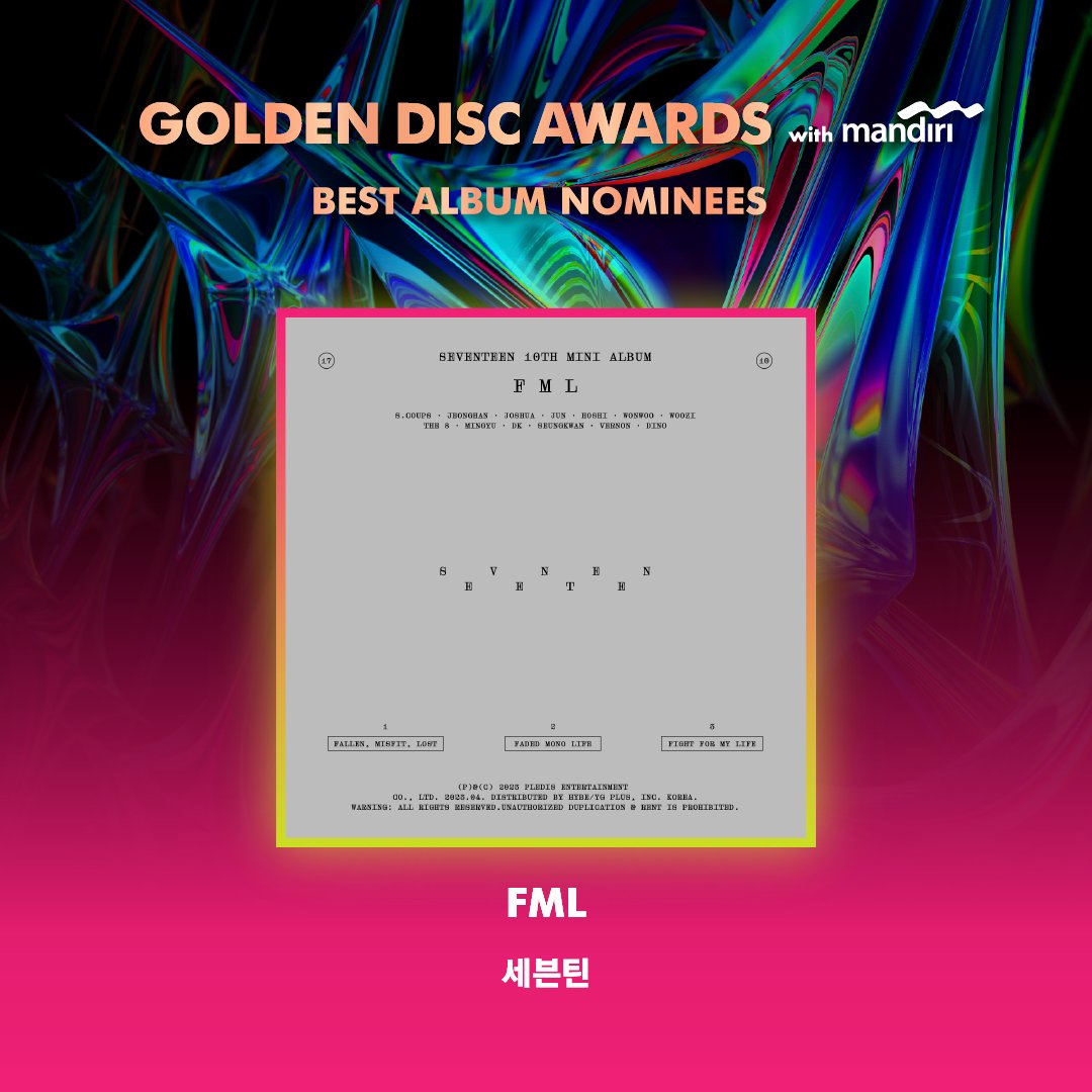 joshuihuii's tweet photo. 10th Mini Album "FML" Daesang Awards

🏆 Mnet Asian Music Awards
🏆 Asia Artist Awards
🏆 Golden Disc Awards 
🏆 Hanteo Music Awards https://t.co/hkwann4TUy