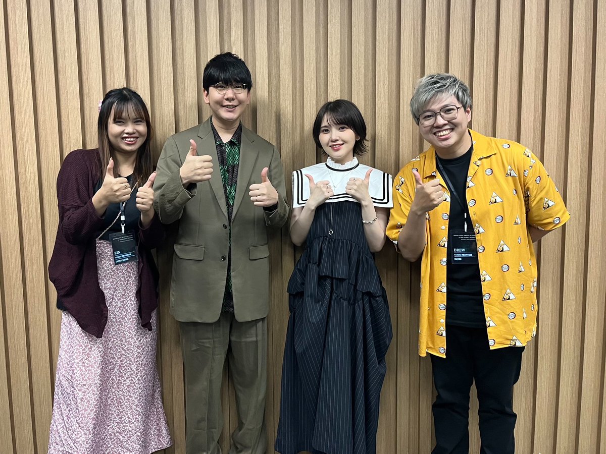kimetsu_off's tweet photo. 【ジャカルタ舞台挨拶】
ワールドツアー上映
「鬼滅の刃」絆の奇跡、そして柱稽古へ

ジャカルタ舞台挨拶の現地の様子をご紹介！
登壇前の様子や会場内の装飾などをお届けします。

#鬼滅の刃 #KimetsuWorldTour https://t.co/EGRaNiAjuW