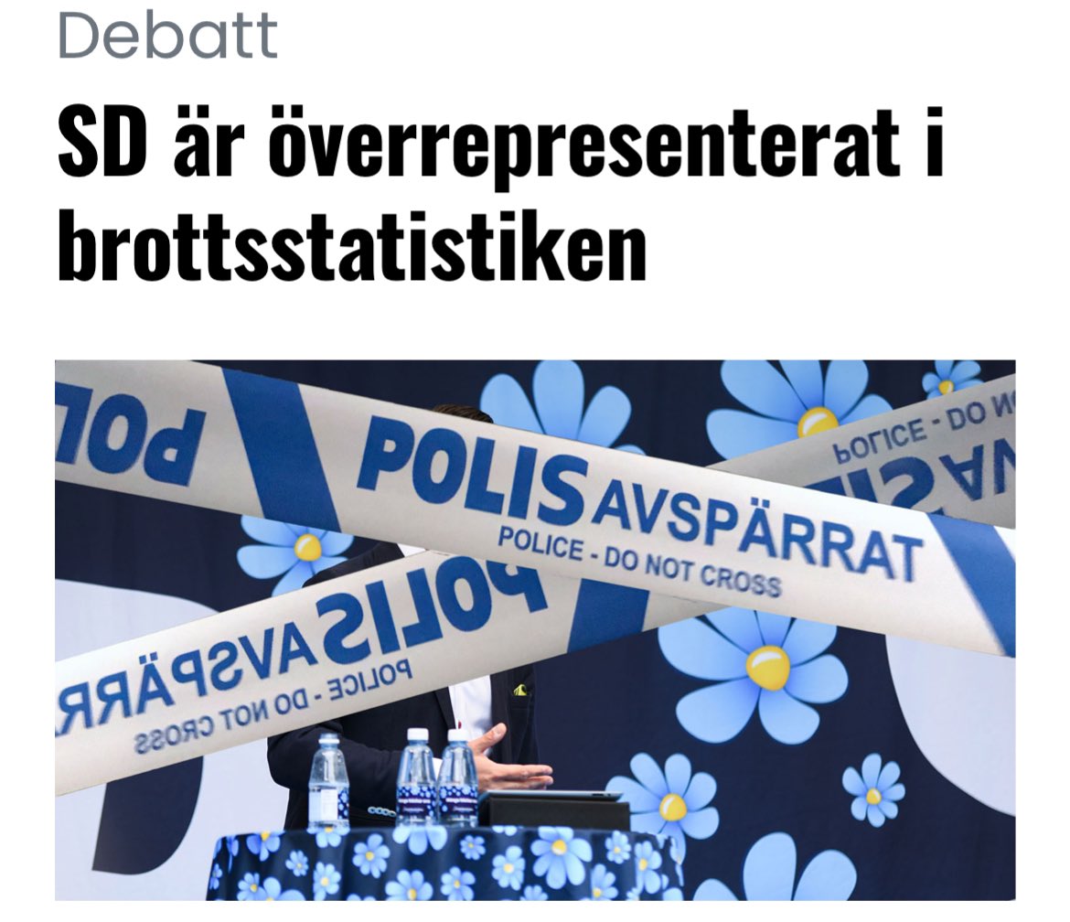 SD = Gängkriminella ??
#svpol #svpolitik