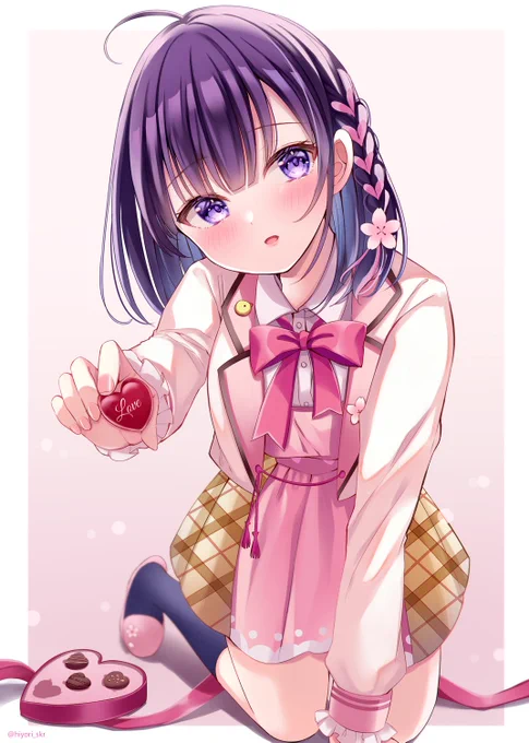 「遅れちゃったけど、あげる」 