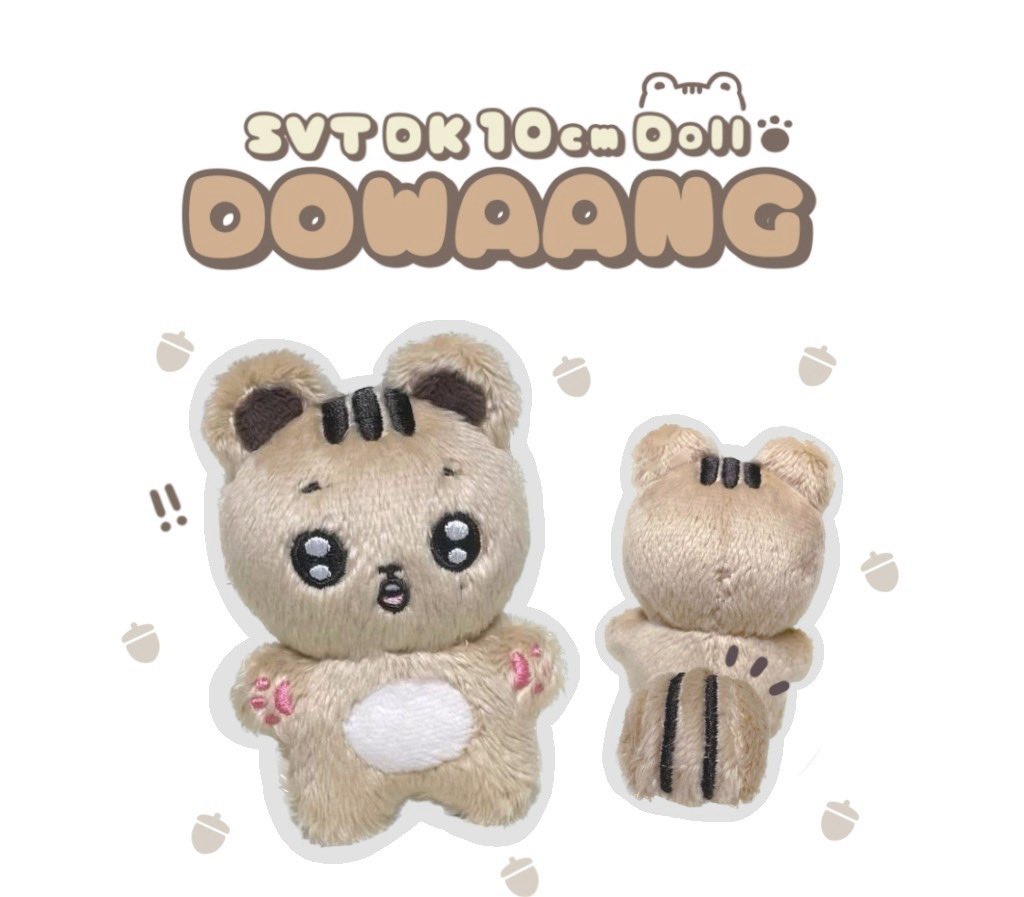🐿️ 도와앙 10cm娃 二販 🐿️  / SVT DK D240214

🔗 forms.gle/k4z9WkiEcgg4Kw…

🌙 도와앙 $480

🎁 特典:도와앙小卡*1

🔺有二補費用 :外國國內運費+國際運費

⏰收單時間3/19晚上7點
🚚推主預計製作3-6個月後出貨

<a href="/dowaang_/">도와앙</a>