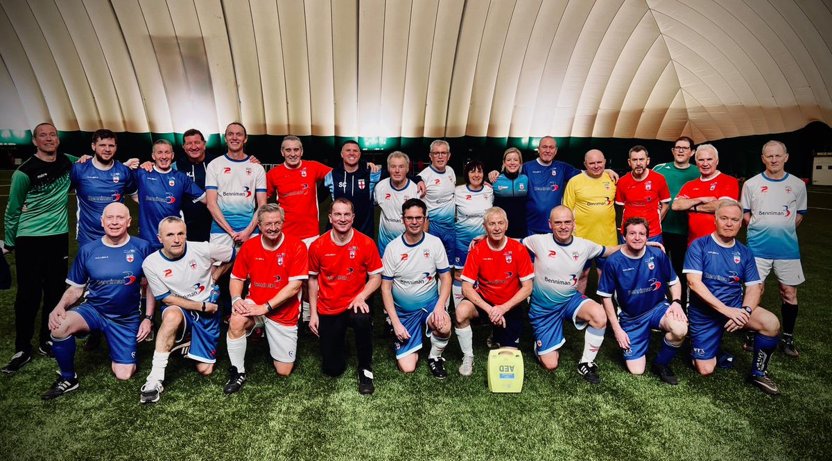 JCPDPhysio's tweet photo. A brilliant @thewfauk @ParkinsonsPride training day at @WFCTrust seeing 6 new players, 3 from our @NeuroWFW  team, trialing for a place in the squad.

A massive thank you to @BibbyLtd for our #defib machine, @tapehead81 for your great media input &amp; @bennimangroup as sponsor https://t.co/WigKIZZoHg
