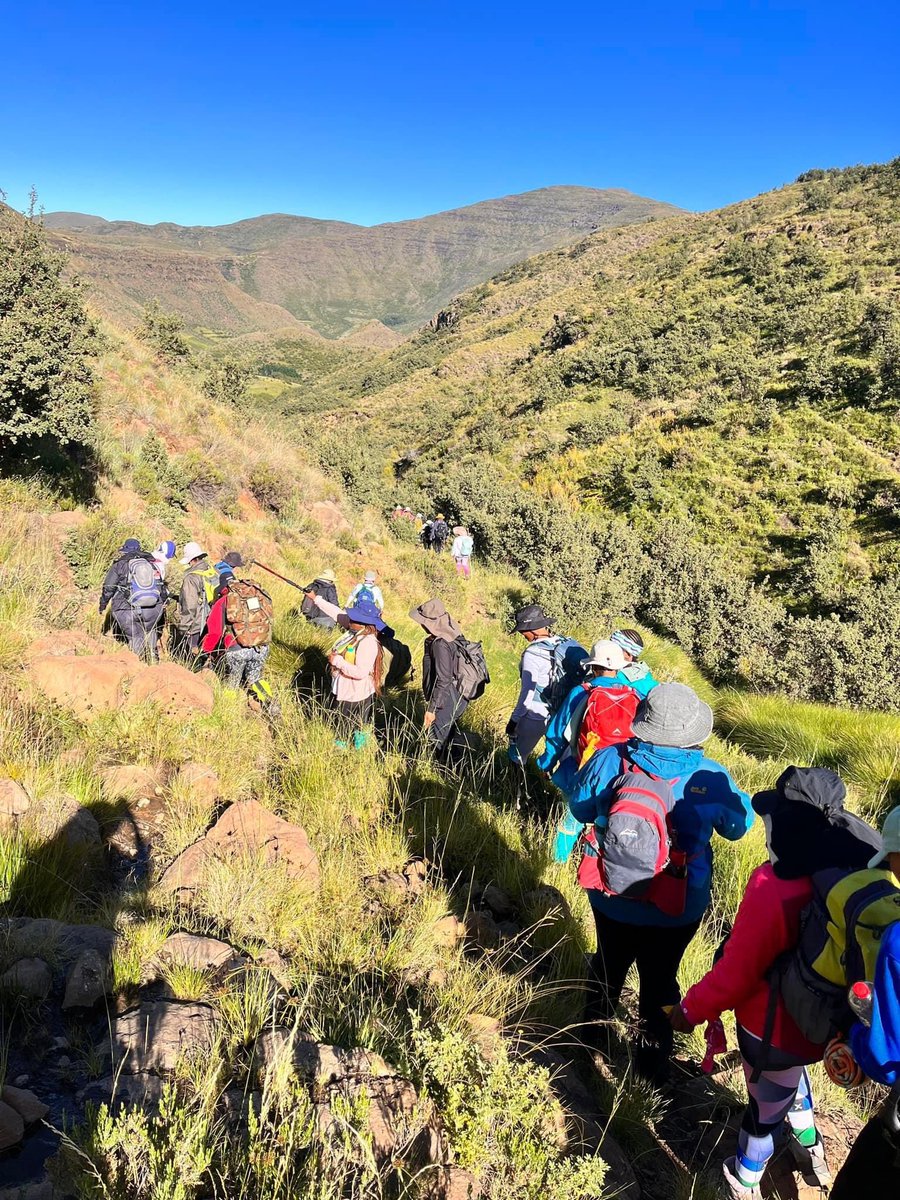 This was a ladies hike to Qiloane falls this Saturday…. Why wena o no setse? Nude enele mona ea tshosa I think the Qiloane snake was even angry… 😜😜😜🇱🇸🇱🇸🇱🇸