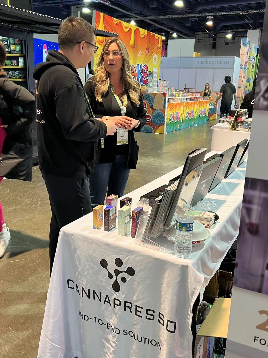 cannapresso3's tweet photo. Thank you for joining us at the Champs Trade Show! As the event concludes today, we appreciate your attendance and support. We look forward to seeing you again soon! #cannapresso #btob #filling #copacking #design #champstradeshow https://t.co/NZXZm3XNDS