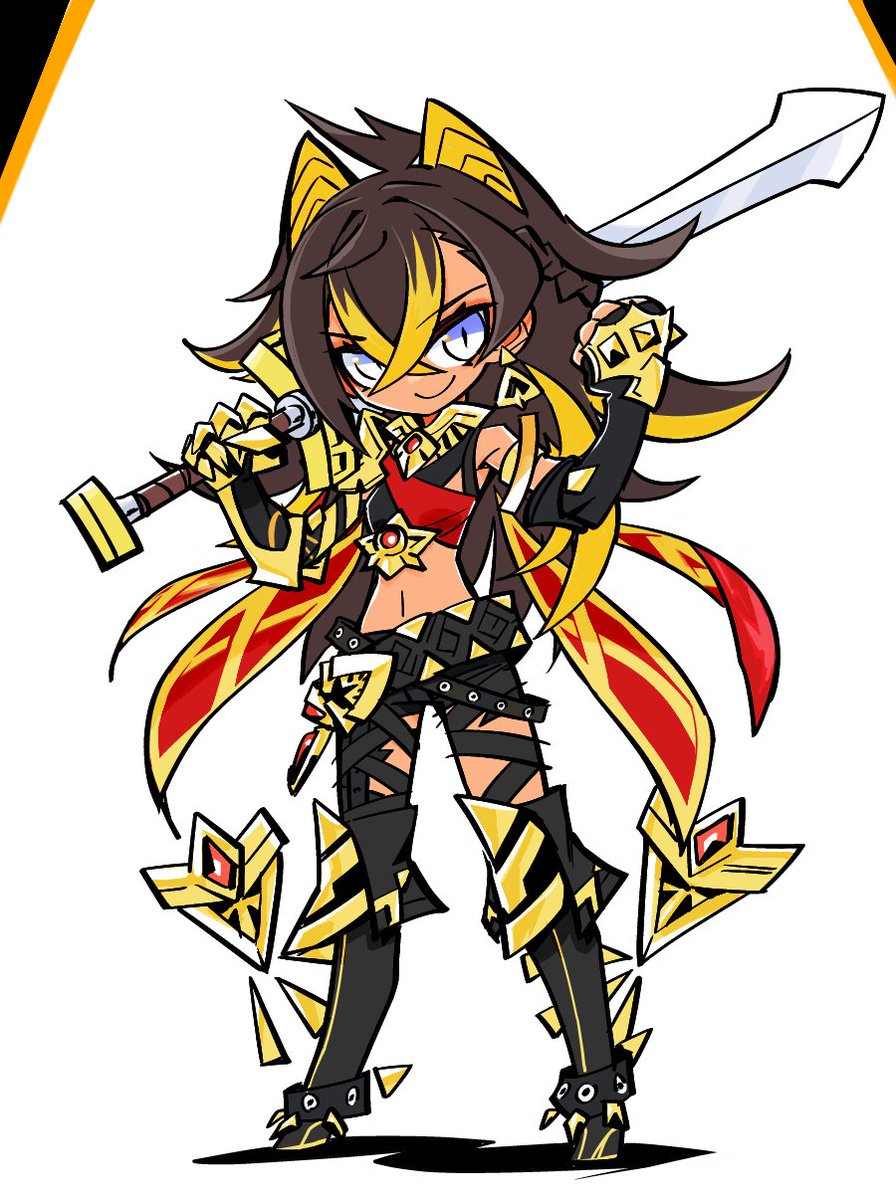 ディシア(原神) 「グロリアスソード」|ヒコロウのイラスト