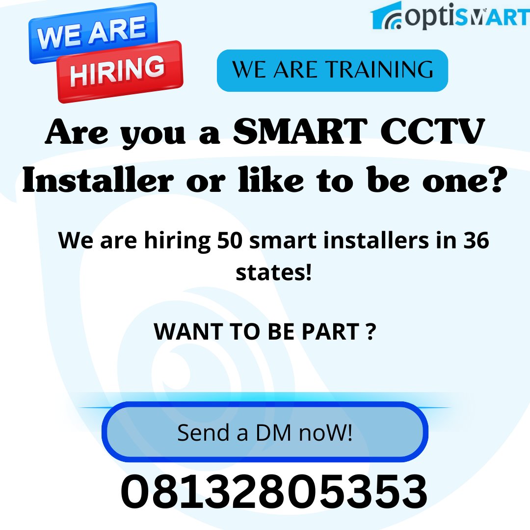 Optiedge_Ltd's tweet photo. @instablog9ja Re selling our smart cctv cameras! We are offering you wholesales price and we will train you free of charge for the installation! and we will get you marketing materials too! Send dm NOW for enquiry https://t.co/yOenvSab9A