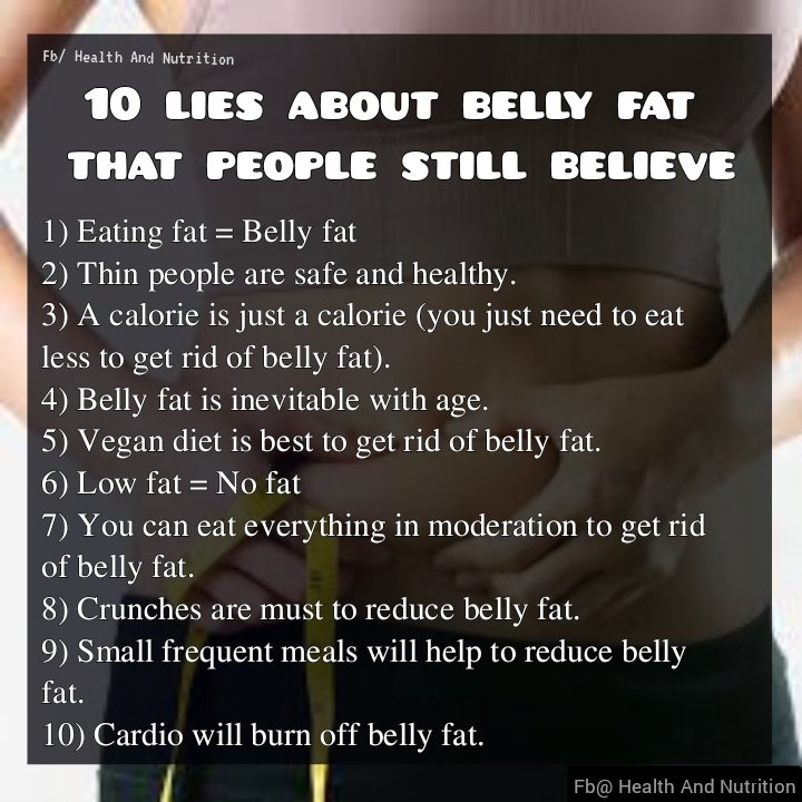 Top 10 belly fat lies that most of the people still believes as a truth.

#bellyfat #fatloss #fatlosstips