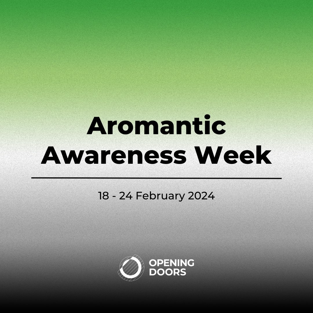 Happy Aromantic Awareness Week! 💚🤍🖤