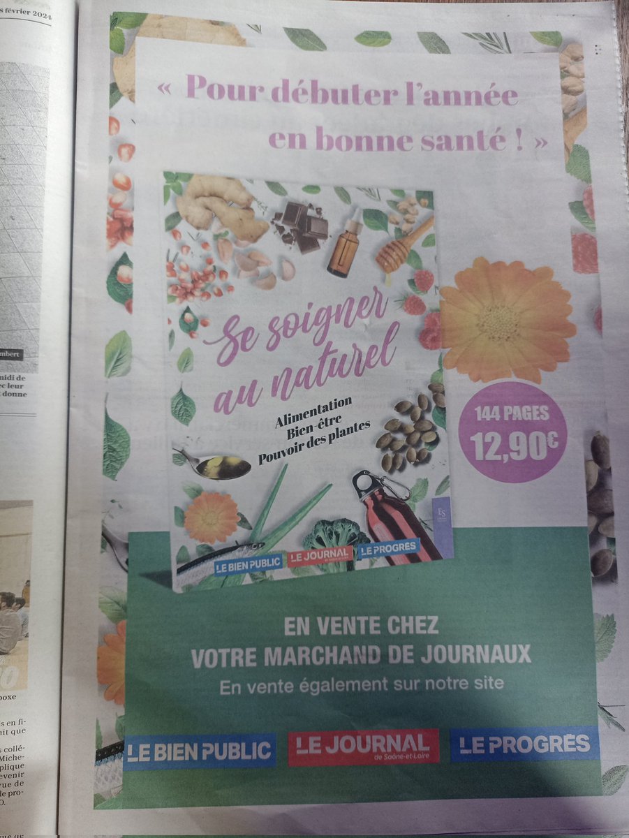 🔴 @Le_Progres Groupe @EBRApresse, #MediaSubventionnes .... va contre la doxa officielle !... en vendant un bouquin sur les soins au naturel
😊 😊
Et le même jour rend compte de la persécution du Prof @PaulTrouillas par les #ConseilDeLordre @auvergnerhalpes et France 🇫🇷