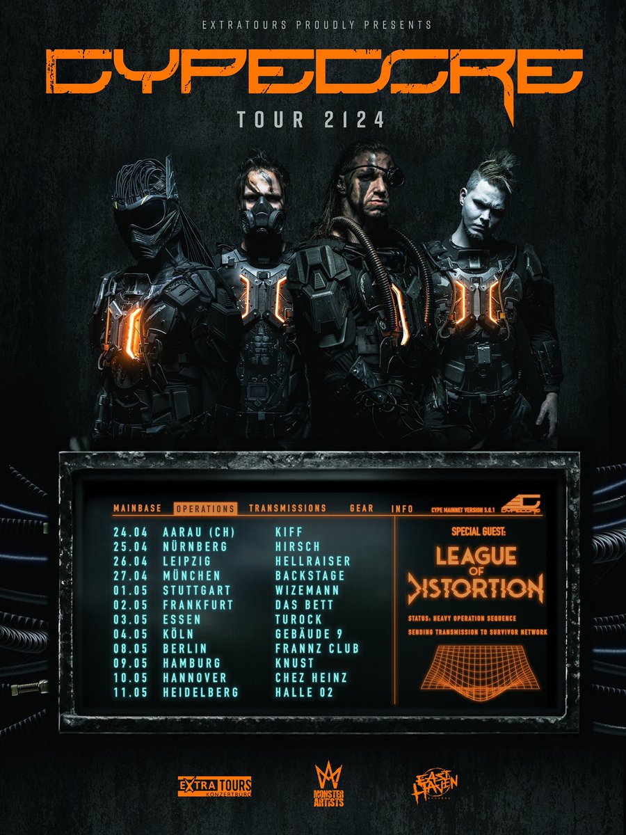CYPECORE Germany Tour 2124 //Machines running on full thrust! ☢️ Secure your tickets now!