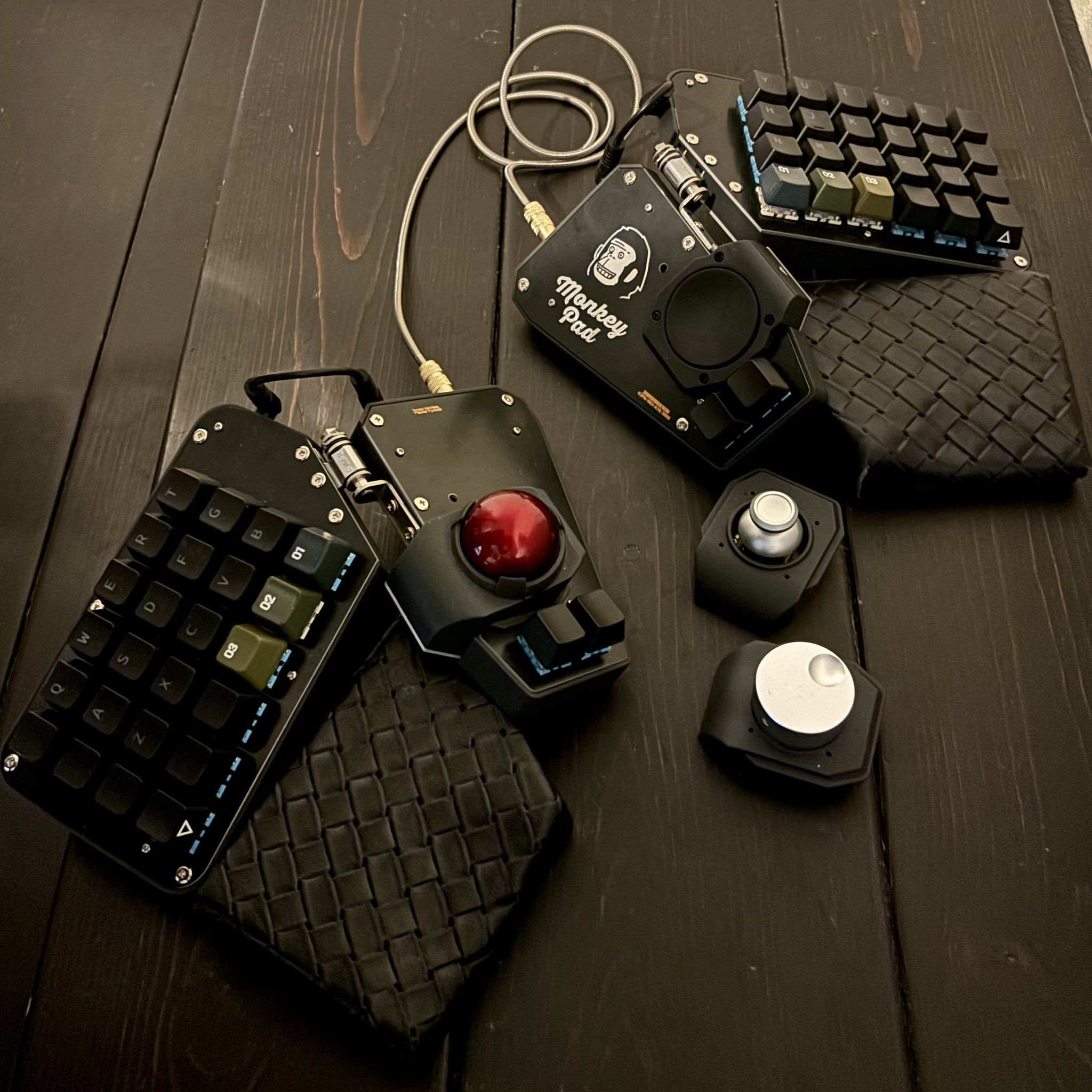Monkeypad Black 完成品 自作キーボード Monkeypad Black 完成品 自作キーボード