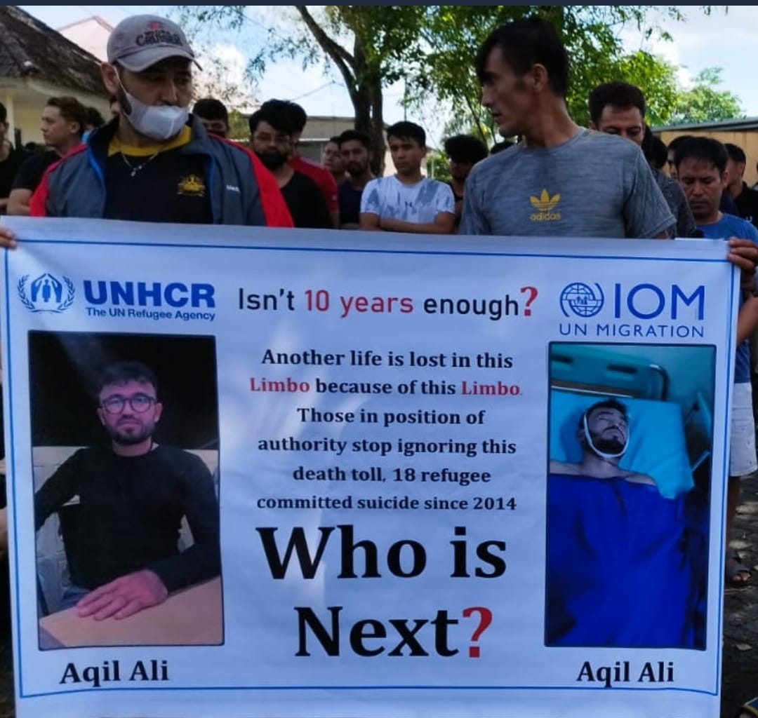 #End12YearsInLimbo_Indonesia
18 young refugees committed suicide in Indonesia, 17 of them are Hazara Refugees from Afghanistan.