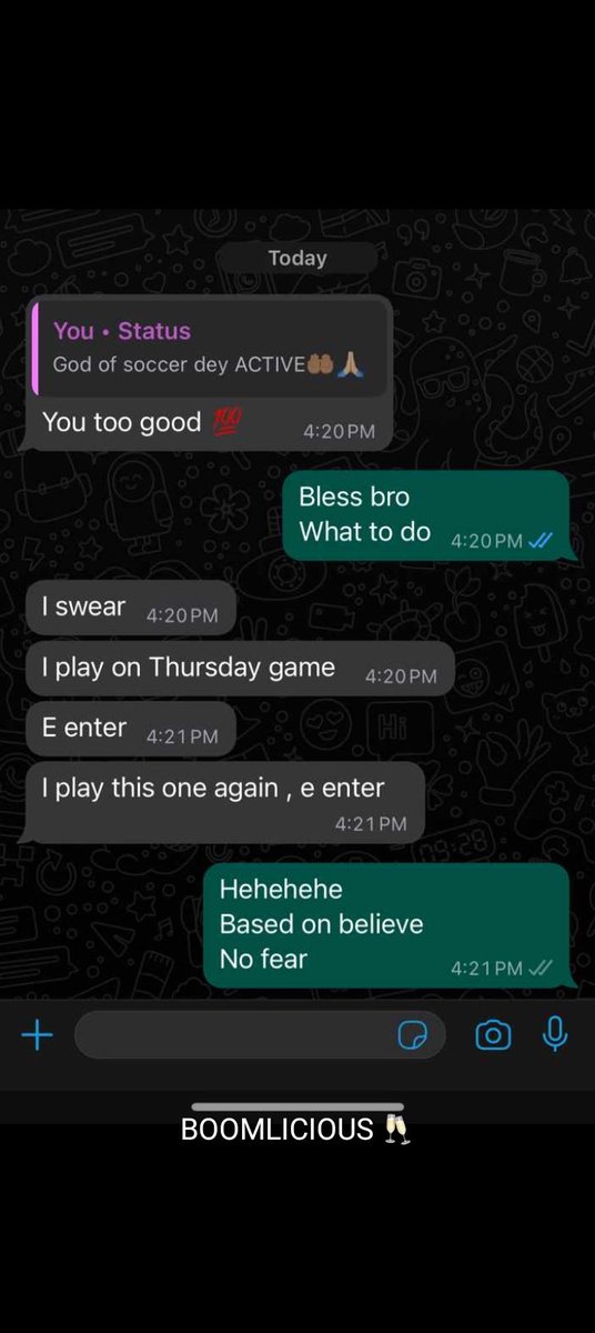 PShinkay's tweet photo. Pay after winning contact me on WhatsApp now +2349133874950  get free games stake big win big games winning is 100% pay after winning for more games https://t.co/ECs48Y7UU7