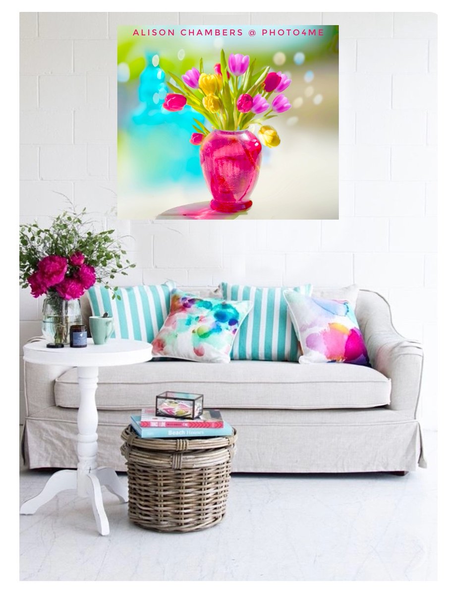 Spring Tulips©️🩷💛. Available from; shop.photo4me.com/1308973 & alisonchambers2.redbubble.com & 2-alison-chambers.pixels.com #tulips #tulipseason #tuliplover #tulipflower #springflowers #floralart #flowerprints