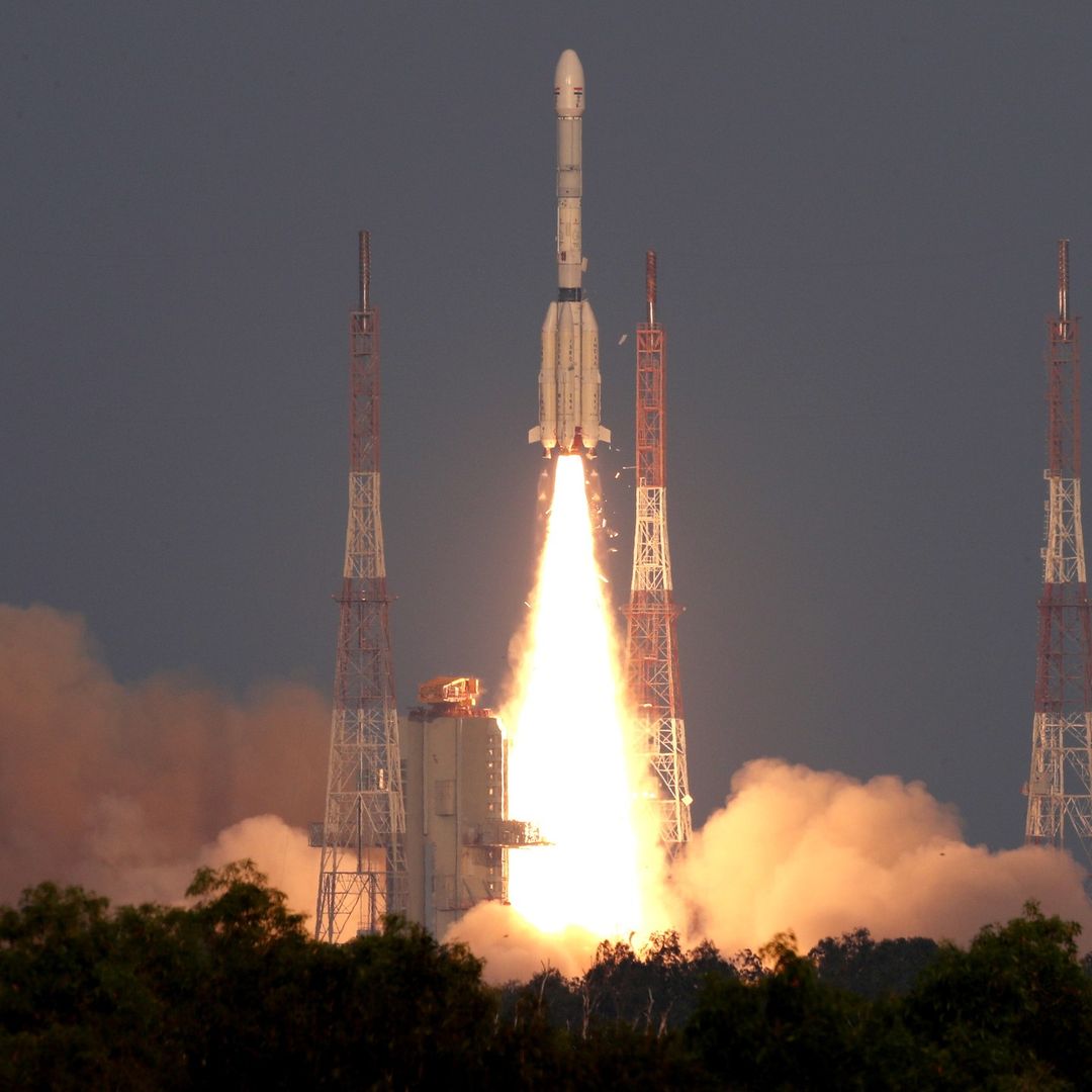 DDNational's tweet image. Glimpse of GSLV-F14/INSAT-3DS successful launch from Satish Dhawan Space Center, Sriharikota. 

@isro  #INSAT3DS