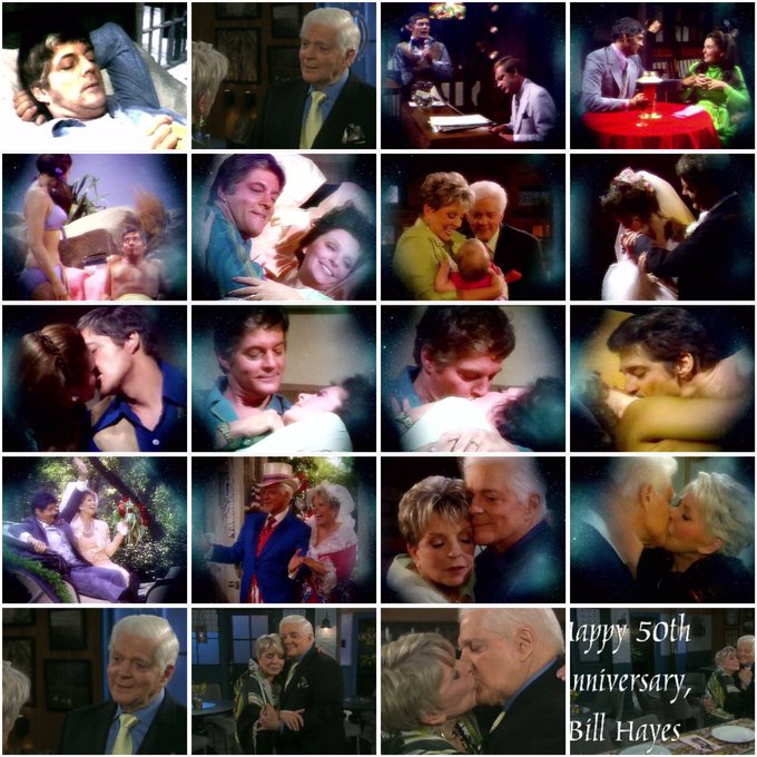 Also #OnThisDay in 2020, Bill Haye's 50th anniversary with #DaysofourLives was acknowledged onscreen with a montage of Doug through the years #Days