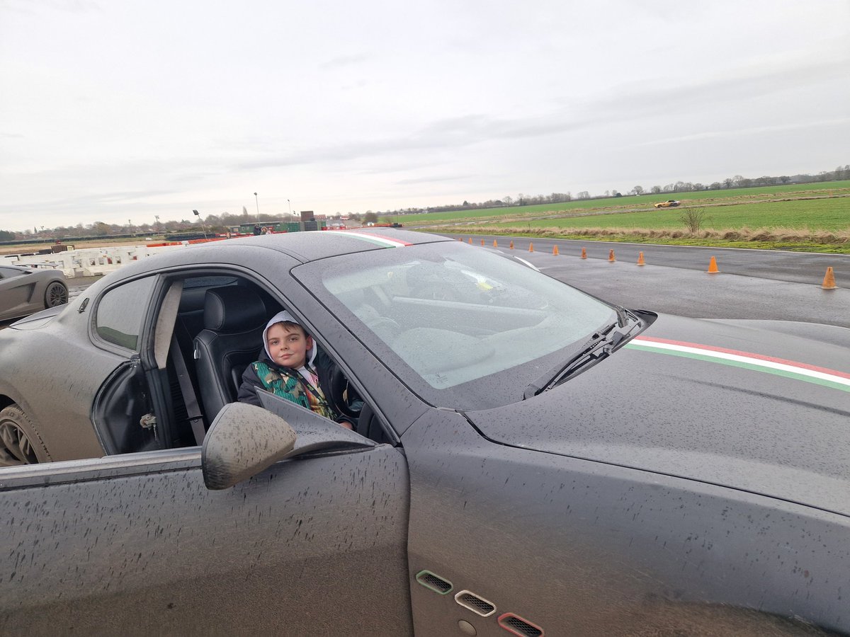 fay_needham's tweet photo. @IntakeSchool EP Y6L got to drive a Subaru and a Maserati GT this holiday, he absolutely loved it and did so well he got to steer the Subaru on his own for the final 2 laps 🥰 https://t.co/4VlmhdBqCo