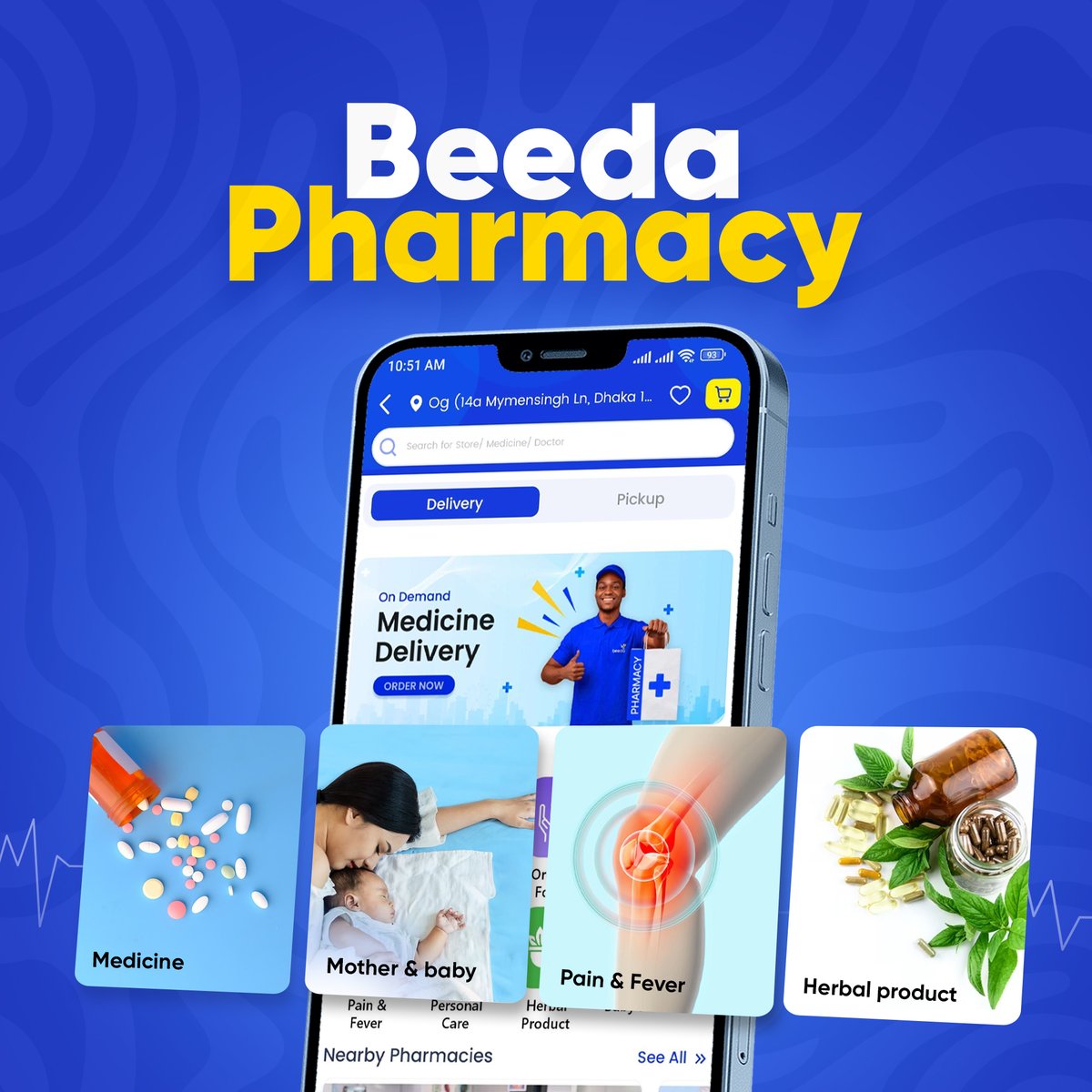 Use #Beeda to find and order various OTC & prescription #medicines and #nutritional supplements. It’s a reliable medicine #delivery solution that you can count on!
Learn more at: beeda.com
#medicinedelivery #MegaApp #everythingmegaapp #beedapharmacy