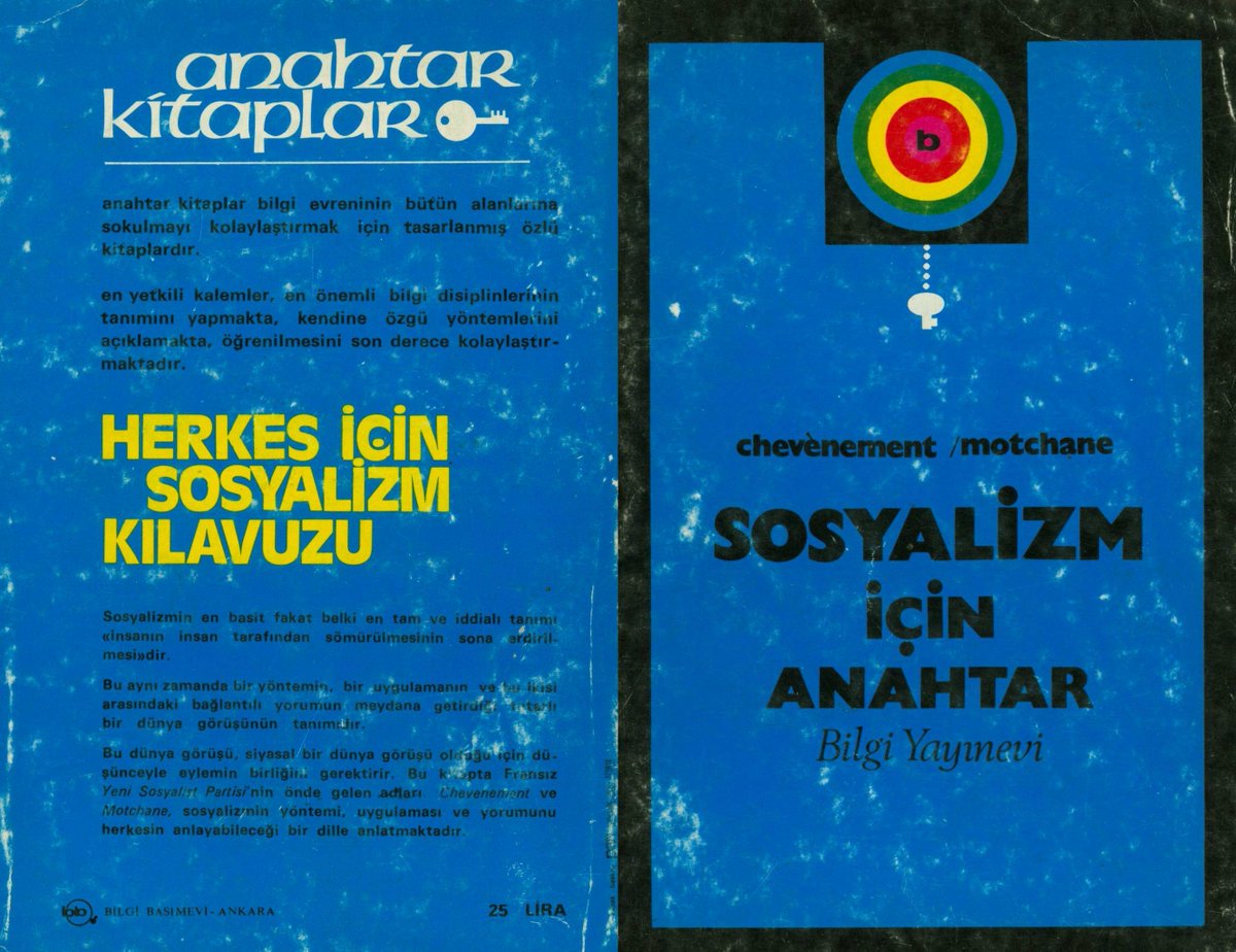 J. P. Chevenement, D. Motchane - Sosyalizm İçin Anahtar

Bilgi Yayınevi, 1. Baskı, Ekim 1975, 319 sayfa
Çev. Hayrettin Cangız
disk.yandex.ru/d/4yvVrreLOT1m…

#JPChevenement #DMotchane #sosyalizm #komünizm #ideoloji #teori #devrim #devlet #kitle #sınıf #HayrettinCangız #BilgiYayınevi