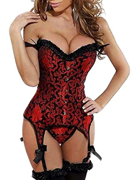 I just received Kelvry Women's Gothic Satin Lace up Boned Bustier Corset Top with Suspenders Plus Size<a href="/tag/throne"class="tags"><span>#throne</span></a><a href="/tag/wishlist"class="tags"><span>#wishlist</span></a>