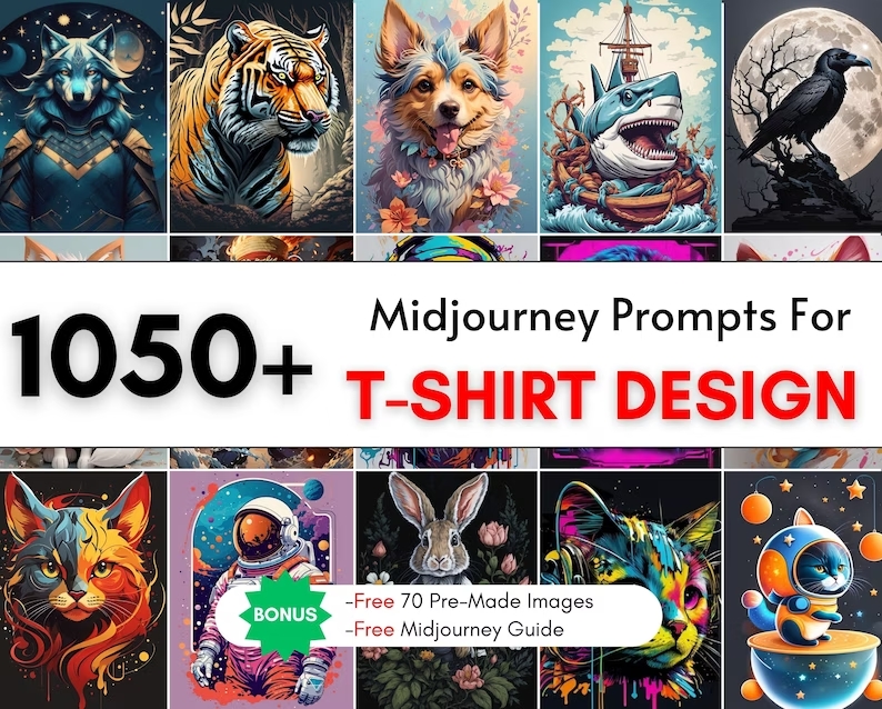 1050+ T-shirt Designs Midjourney Prompts😲 • AI Art • Midjourney Prompt • Midjourney AI Art • Learn Midjourney • Digital Art • AI Generate Art Print Here's how to get it: • Like and repost • Comment 'T-shirt' • Retweet (Be sure to follow me so I can DM you) Instant…