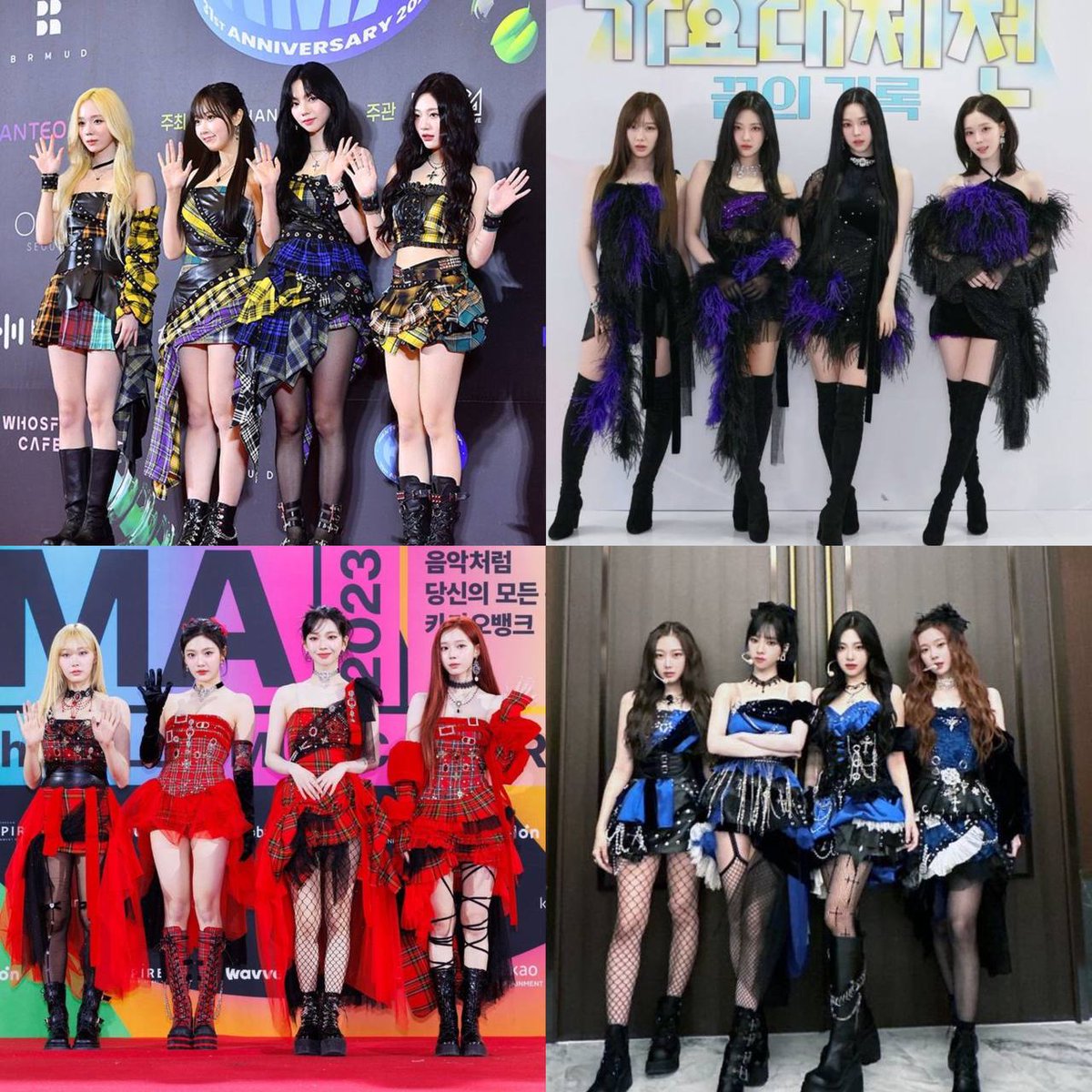 star outfit rumbai-rumbai ni emg ciri khas aespa banget yaah🫶🏻 asli mereka cantik” banget kalo make outfit kyk gini