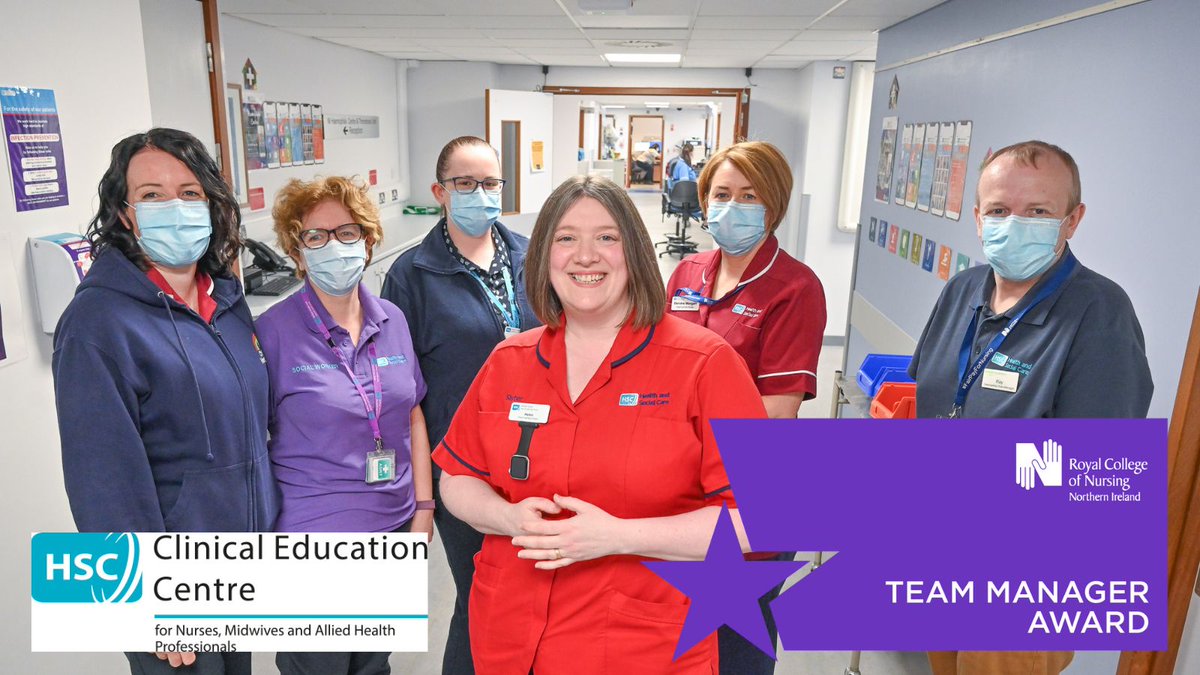 The Team Manager Award is open to all registered nursing and midwifery team managers working in all health care sectors in Northern Ireland who have succeeded in raising standards of care for their patients or clients. Apply here: bit.ly/3UC56FI