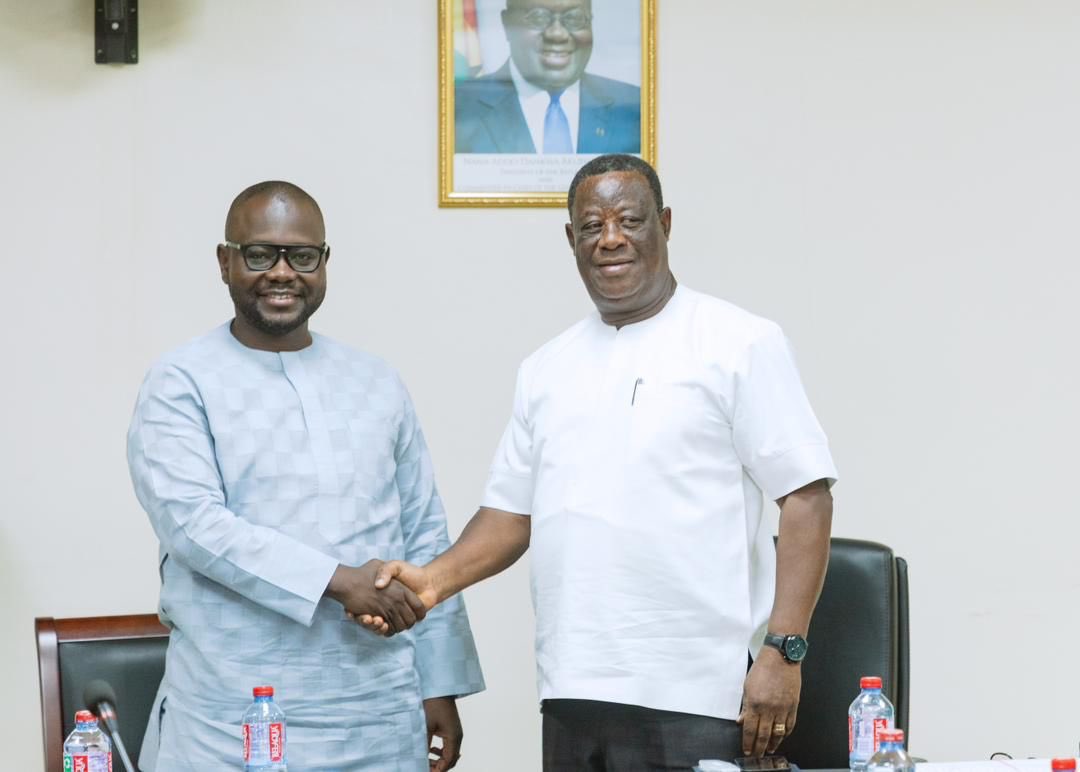 mrhgovgh's tweet photo. Hon. Francis Asenso-Boakye has formally taken over as the Minister for Roads and Highways.

In a short ceremony on Friday, February 16, 2024, Hon. Kwasi Amoako-Attah, the outgoing Minister introduced Hon. Asenso-Boakye to the management of the Ministry before handing over to him.

Until his re-assignment, Hon. Asenso-Boakye, the Bantama MP has been the Housing Minister since March 2021 where he spearheaded policies, programmes, and projects aimed at promoting national development and improving the quality of life for Ghanaians. 1/2