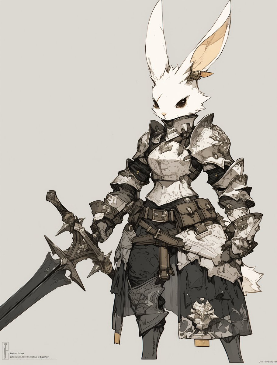 [Niji Journey] Rabbit Knight