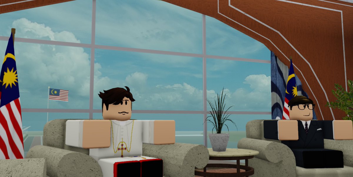 RBXHolySee's tweet photo. 🇻🇦🇲🇾 | Today, His Holiness Pope Constantine II - met with the BernardGTempler, the Prime Minister of Malaysia.  

This was the first time the Holy See and Malaysia have met, with both states discussing the ongoing development of the Holy See, and St Peter's Basilica's opening. https://t.co/v31uaw7Xxs