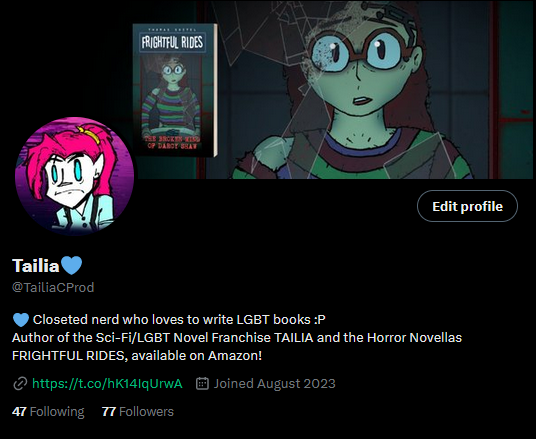 Been a while since I've updated my profile!
#BeyondTailia #FrightfulRides #books 
Old // New