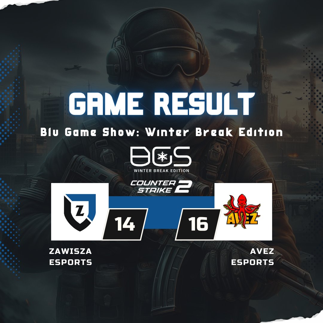 Zawisza Bydgoszcz eSports 🇵🇱 (@zawiszaesports) on Twitter photo Mimo porażki z <a href="/AVEZ_esport/">AVEZ Esports</a> pokazaliśmy się z dobrej strony. Niestety pierwszy turniej w #BluGameShow Winter Break nie dla nas.
Widzimy się w kolejnym ;-)
GGWP! Mimo porażki z <a href="/AVEZ_esport/">AVEZ Esports</a> pokazaliśmy się z dobrej strony. Niestety pierwszy turniej w #BluGameShow Winter Break nie dla nas.
Widzimy się w kolejnym ;-)
GGWP!