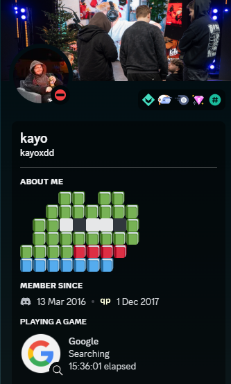 timnik_'s tweet image. Was ist bro am suchen, dass er 15 Stunden lang in Google chillt?