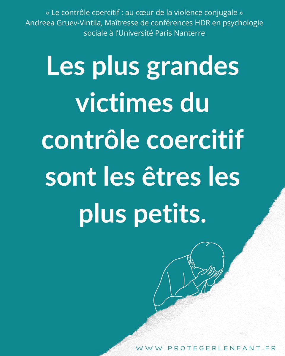 🔶«En 2019, pour 398.310 enfants covictimes, il y a eu seulement 1.480 condamnations pour #violencesconjugales avec comme circonstance aggravante la présence d'un #enfant et seulement 58 suspensions/retraits de l'autorité parentale du parent #violent...»
#controlecoercitif
1️⃣