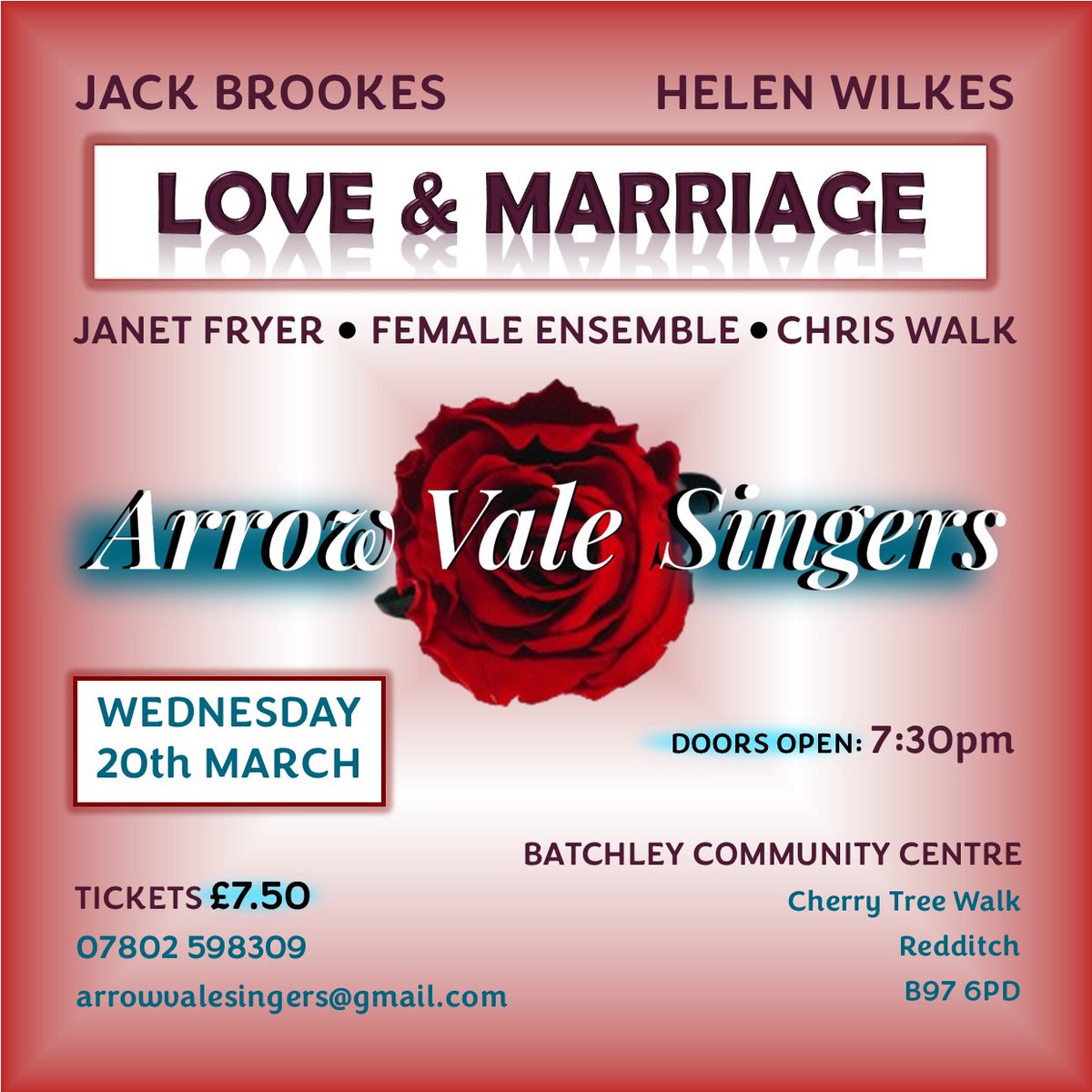 Come and see us Live as we celebrate Love and Marriage!