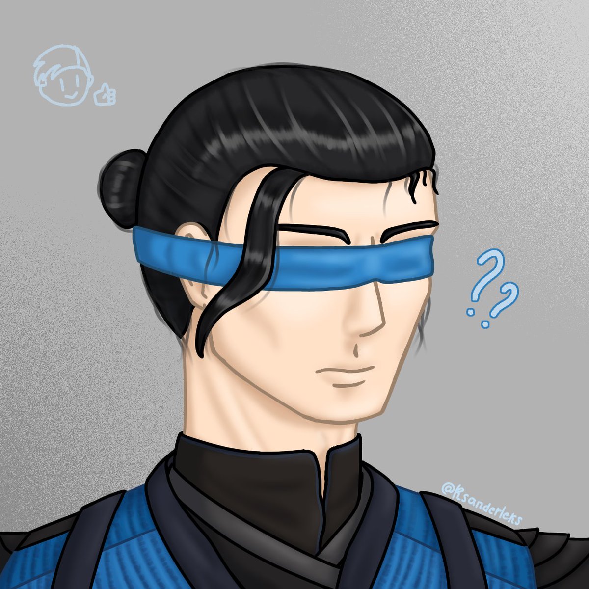 Ksanderleks's tweet photo. My first harder work in digital🔥
(He didn't steal Kenshi's armband)
#BiHan #mk1 https://t.co/uGhFAEAofE