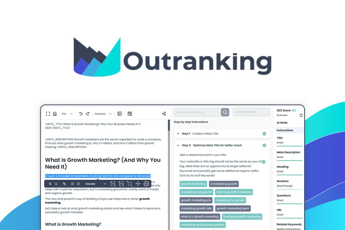 youraifinder's tweet photo. 5. Outranking

Outranking surpasses basic keyword research and SEO content creation by incorporating AI-assisted content writing. It embodies a unique method for developing compelling and engaging content.

https://t.co/tsf9xbPcJL https://t.co/5MAW6NGmwX