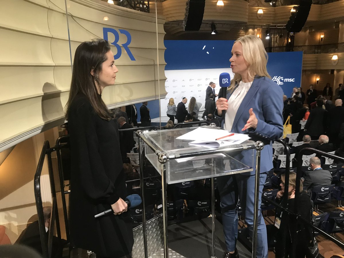 Hat mich gefreut, zum #MSC2024 Abschluss mit <a href="/BirgitKappel/">Birgit Kappel</a> vom <a href="/BR24/">BR24</a> zu sprechen darüber was auf der <a href="/MunSecConf/">Munich Security Conference</a> Bühne passiert ist - v.a. der starke Auftritt von Yulia Navalnaya bleibt in Erinnerung &amp; war Weckruf: es braucht klare, entschiedene &amp; gemeinsame Antworten auf Putin