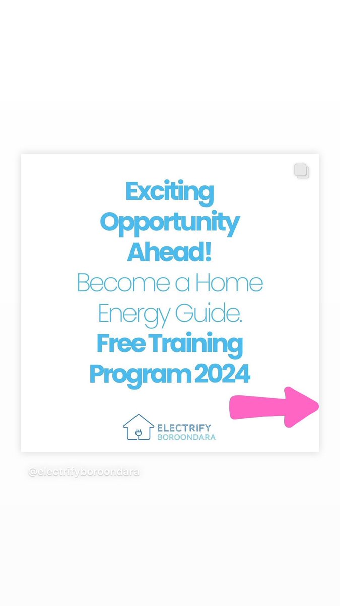Want to learn how to be a Home Energy Guide? Amazing opportunity to gather new skills in home energy efficiency assessment and community engagement. And it’s free thanks to the support of Boroondara Council. Apply now on our website electrifyboroondara #electrifyeverything