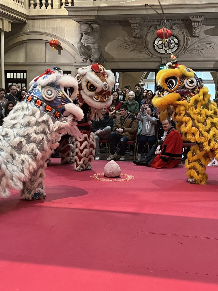 We’re being spoilt today, not 1, not 2 but 3 lions @bristolmuseum for #LNYBristol. 😀 #CNY2024 #ChineseNewYear2024