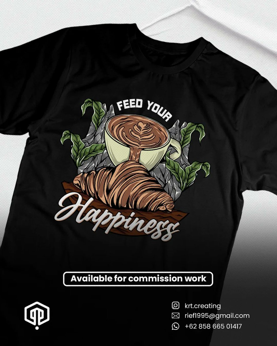 GM, guys! ☕🥐

'Feed your Happiness' 
Commission work : OPEN 

Hit me up! 
🆙fiverr.com/s/Y9KvKa

#krtcreating #opencommission #designsale #artworksale #customdesign #customartwork #fiverrseller #fiverrgigs #NFT #nftcommunity #SolanaNFT #TEZOSTUESDAY