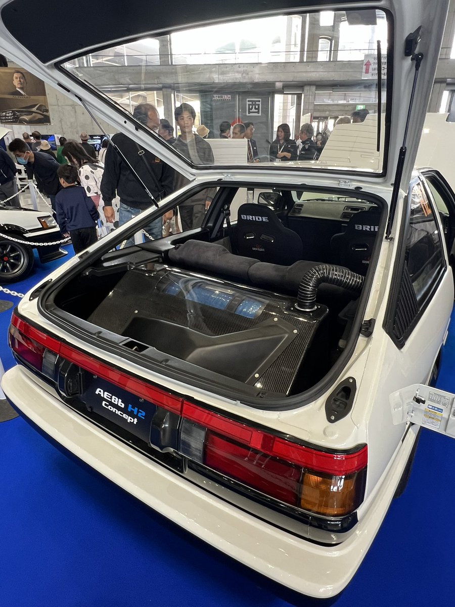 DemioKokuba's tweet photo. ハチロク綺麗だったなぁ〜☺️
#AE86 BEV&amp;H2 コンセプト https://t.co/n5DEUR4Sv1