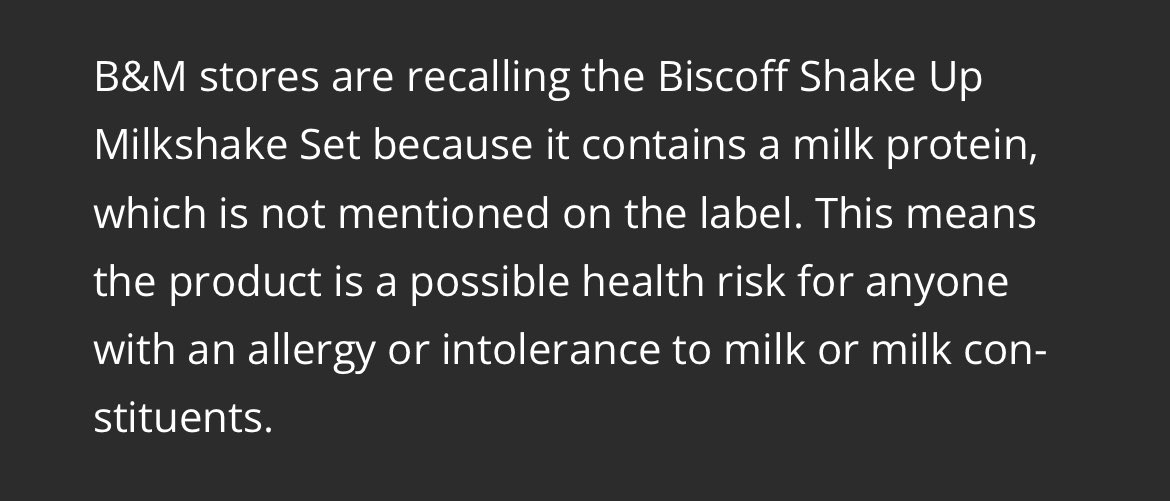 I mean, it’s sorta in the title right, it’s a Milkshake? I’m not lactose intolerant so just assume ‘milk’ or dairy product is in a milkshake! #justsaying ⁦@bmstores⁩