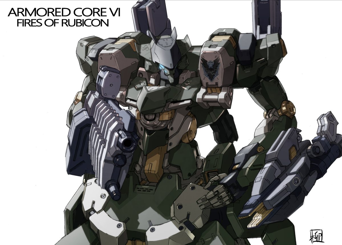 ARMORED CORE VI FIRES OF RUBICON』 担当デザイン 軽量二脚型AC用
