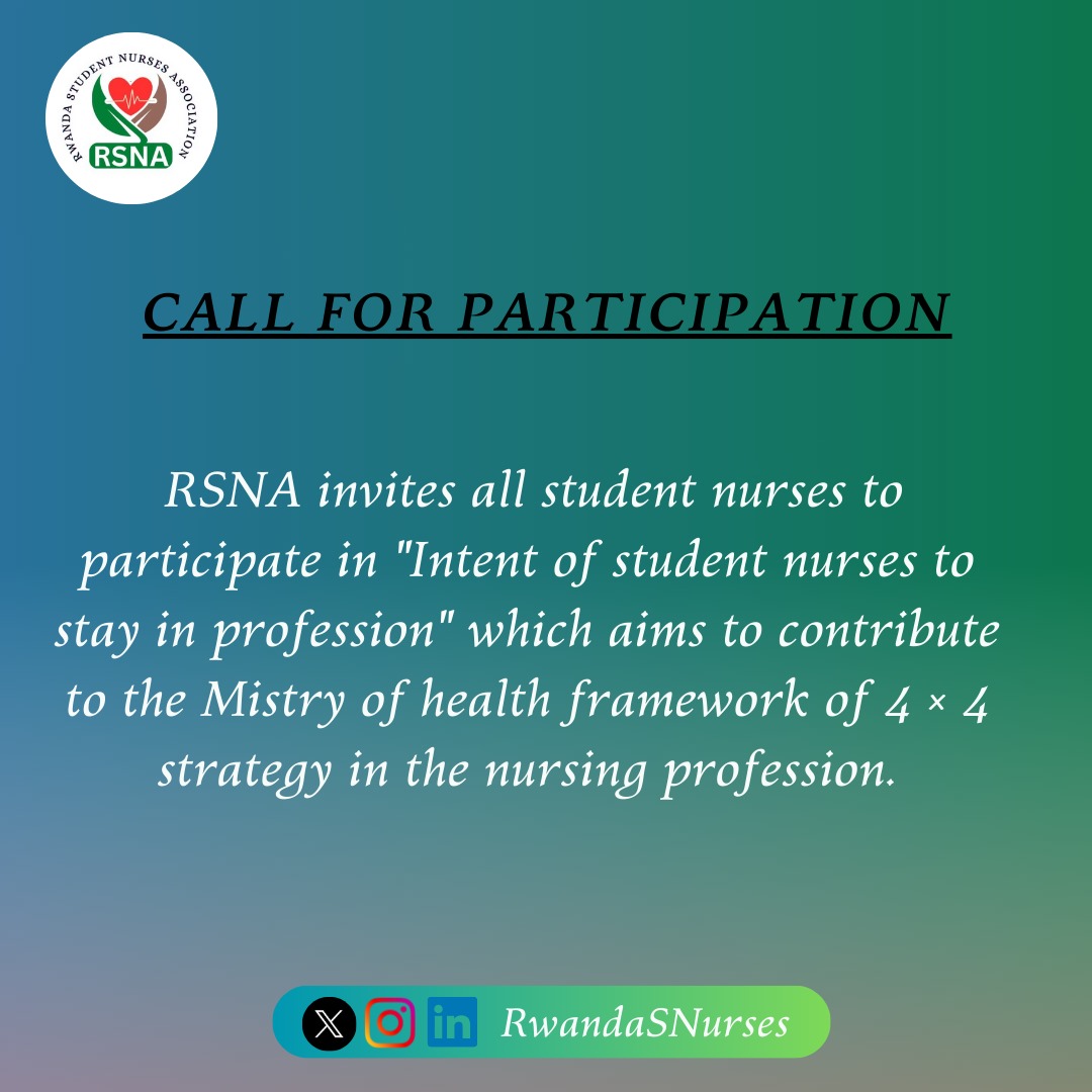 Rwanda Student Nurses Association tweet media